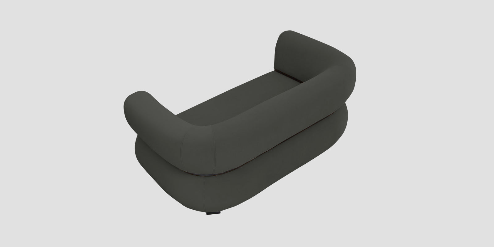 Kula Velvet 2 Seater Sofa In Hory Grey Colour - Febonic Living