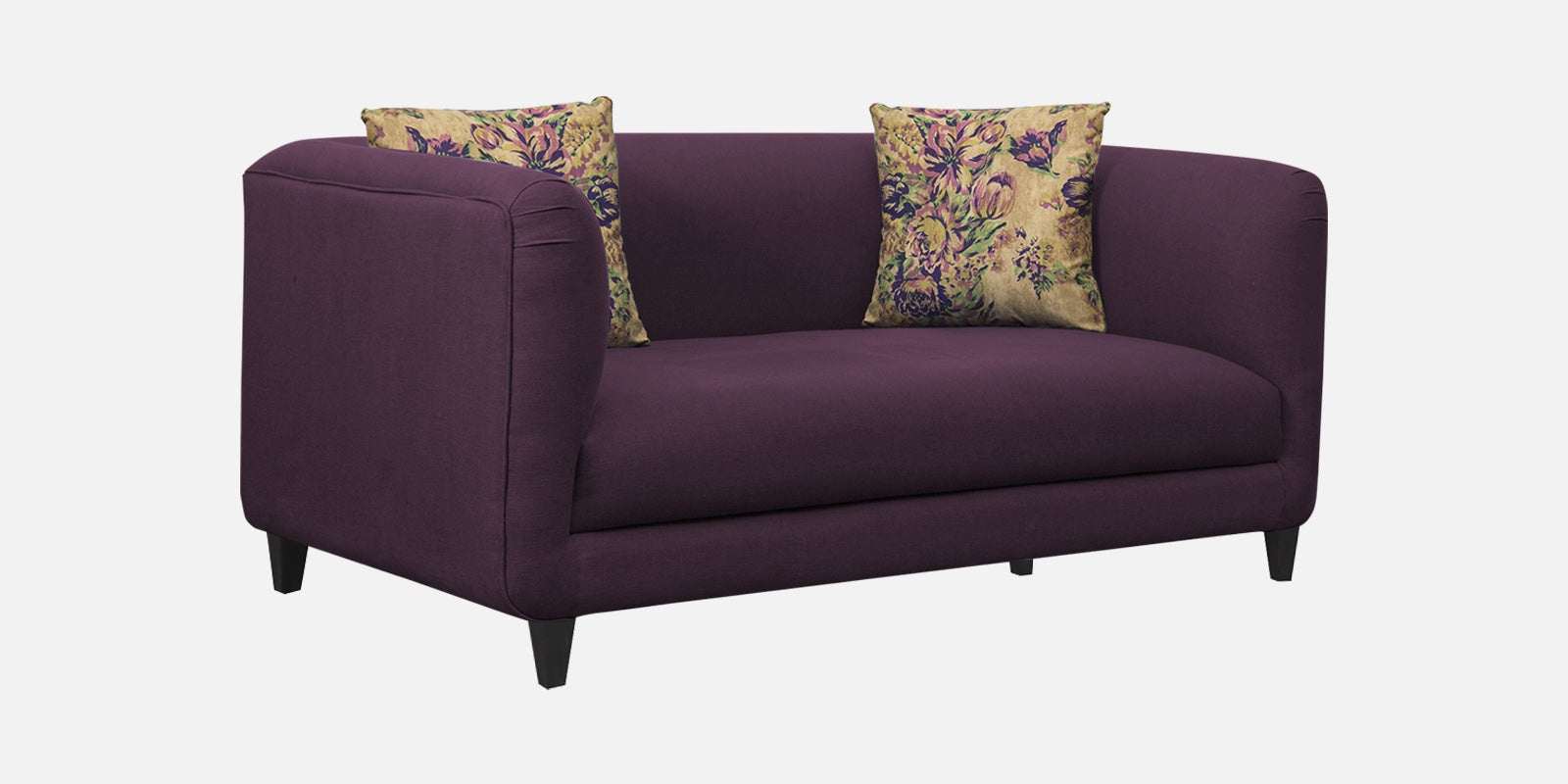 Niki Fabric 2 Seater Sofa In Greek Purple Colour - Febonic Living