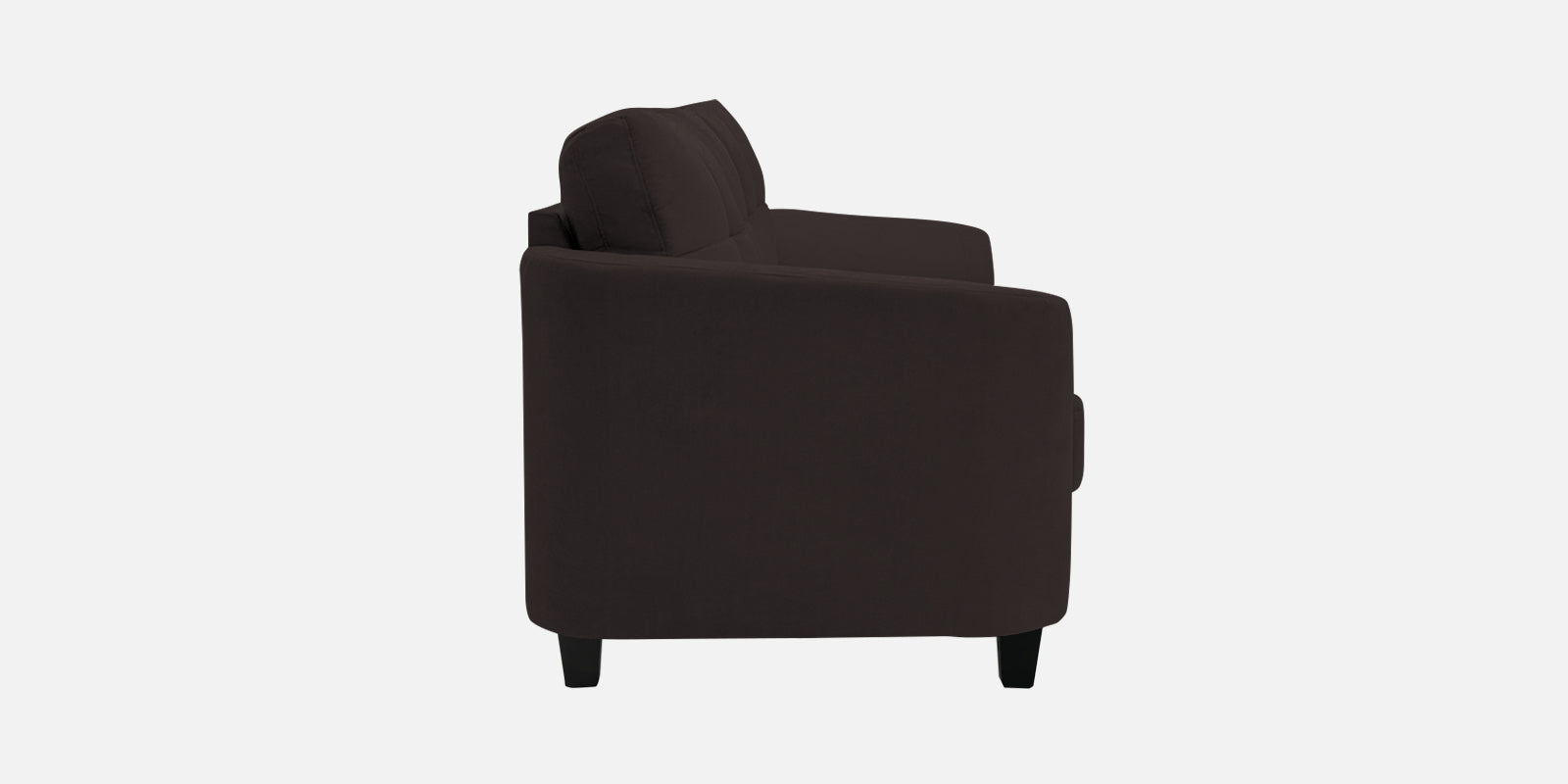 Mulan Fabric 3 Seater Sofa In Pebble Brown Colour - Febonic Living