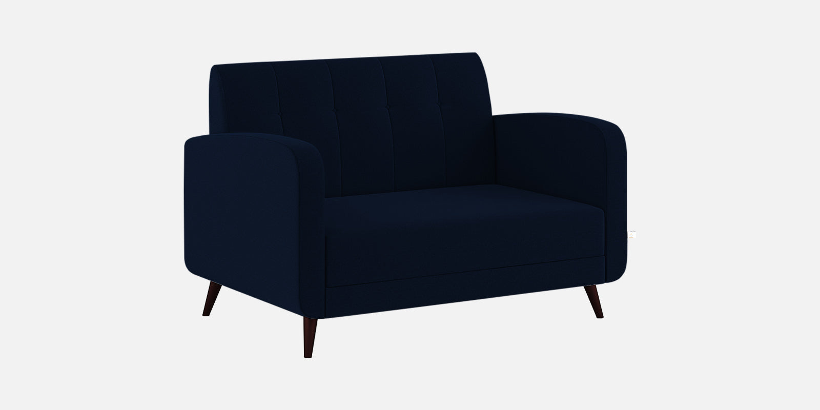 Wiki Velvet 2 Seater Sofa In Dark Blue Colour - Febonic Living