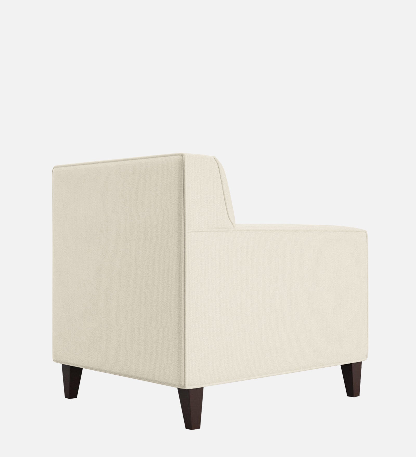 Miller Fabric 1 Seater Sofa In Ivory Cream Colour - Febonic Living