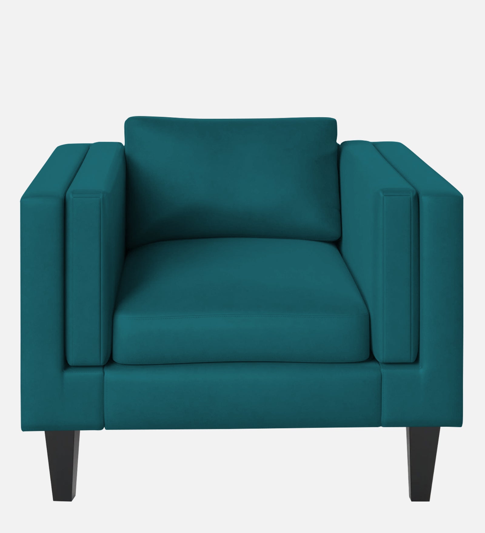 Jasper Velvet 1 Seater Sofa In Pine green Colour - Febonic Living