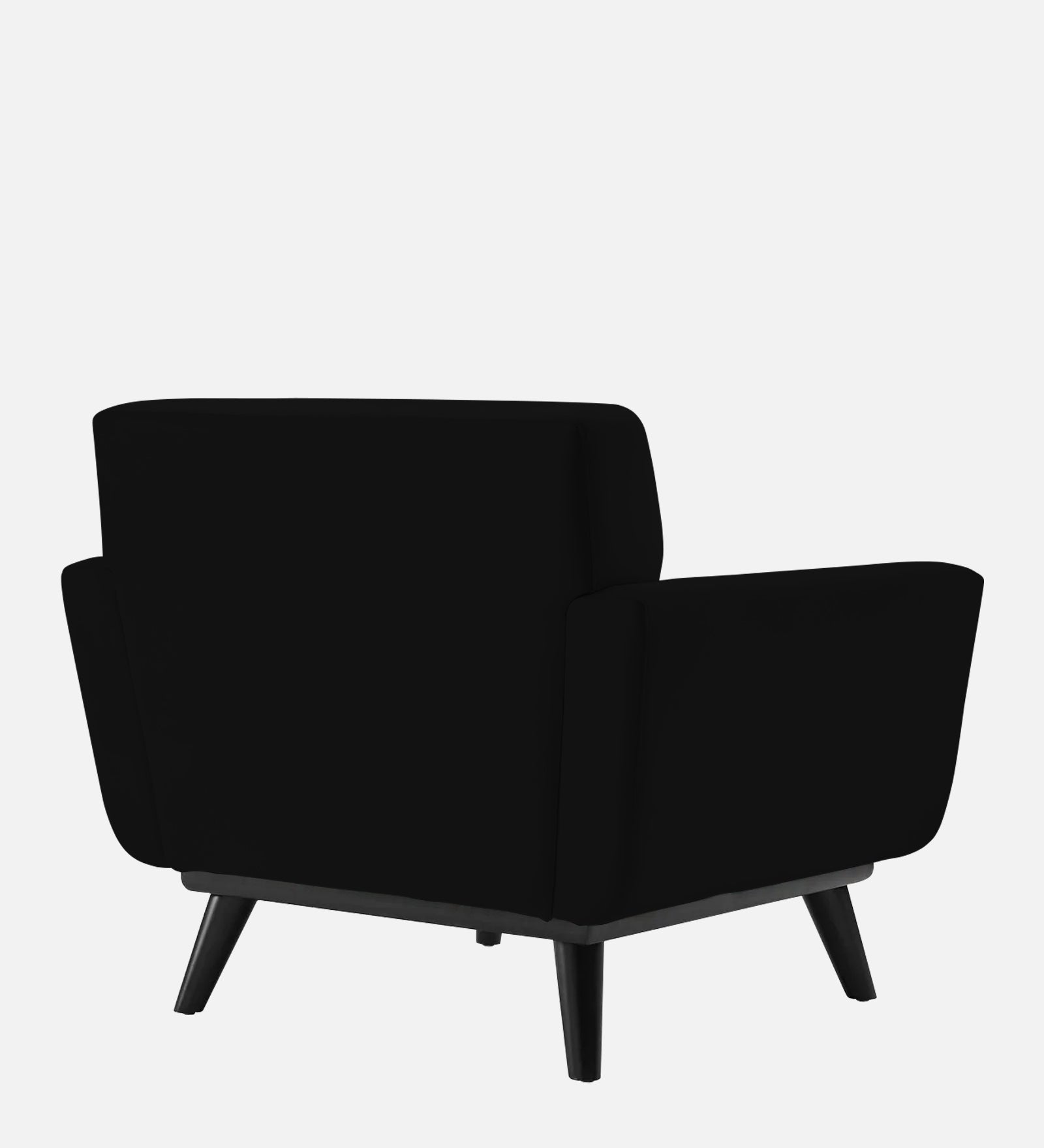 Tucker Velvet 1 Seater Sofa In Adam Black Colour - Febonic Living