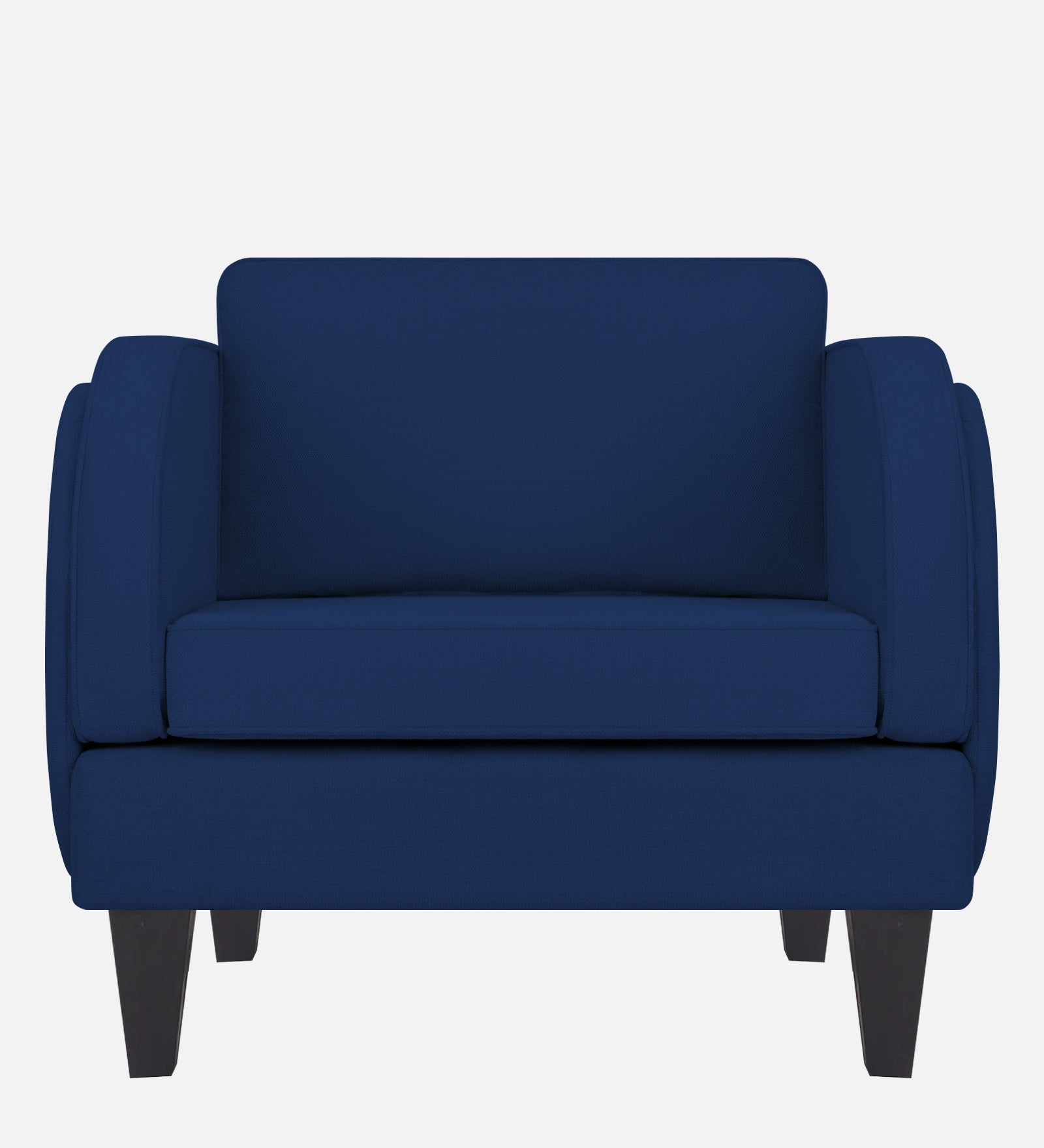 Siddy Fabric 1 Seater Sofa In Royal Blue Colour - Febonic Living