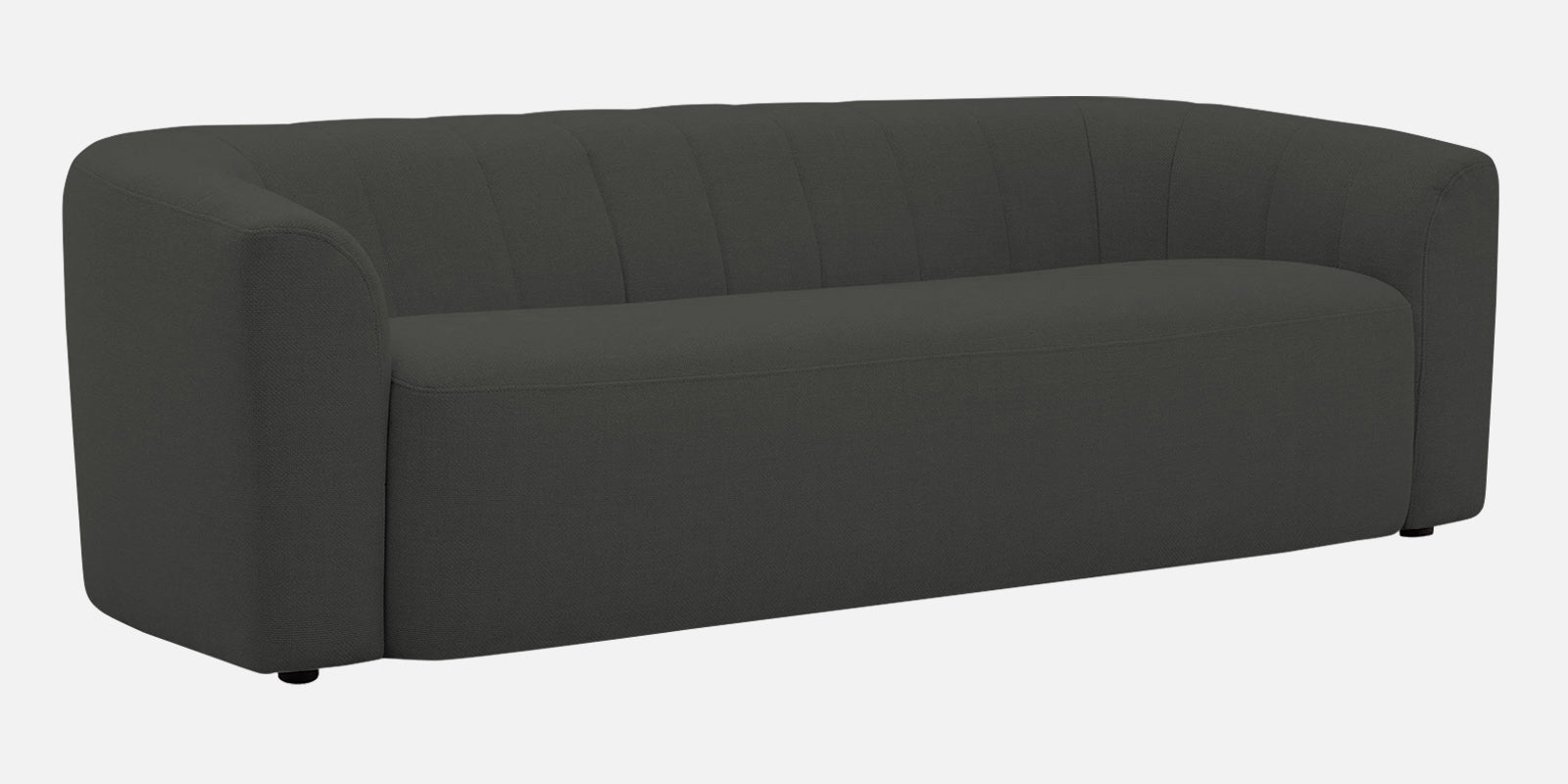 Mara Fabric 3 Seater Sofa In Charcoal Grey Colour - Febonic Living