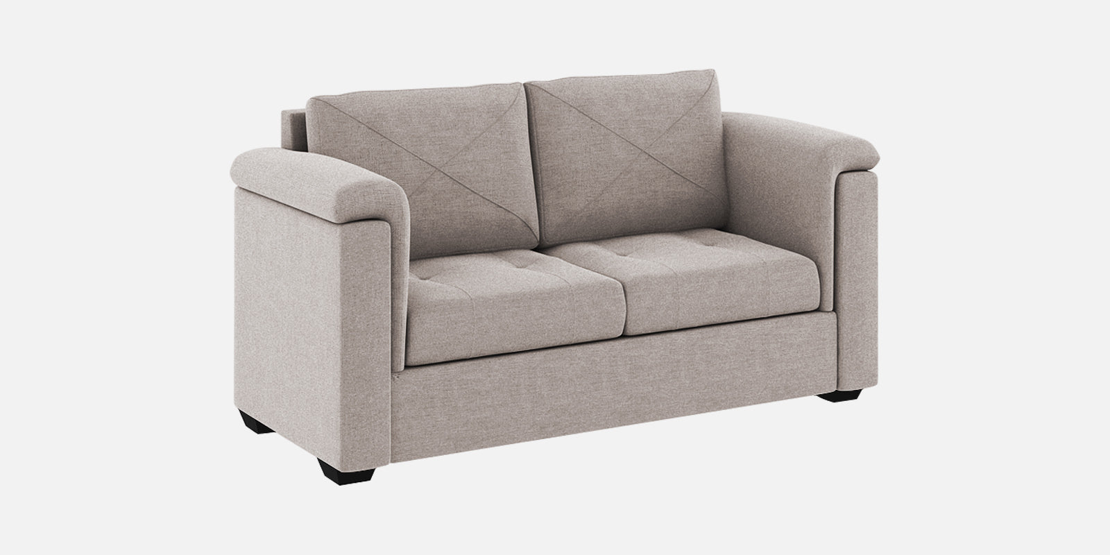 Andres Fabric 2 Seater Sofa In Storm Grey Colour - Febonic Living