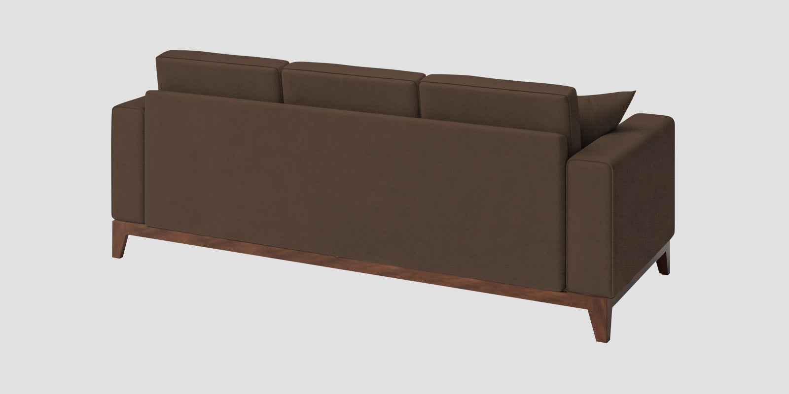 Luca Fabric 3 Seater Sofa In Rosy Brown Colour - Febonic Living