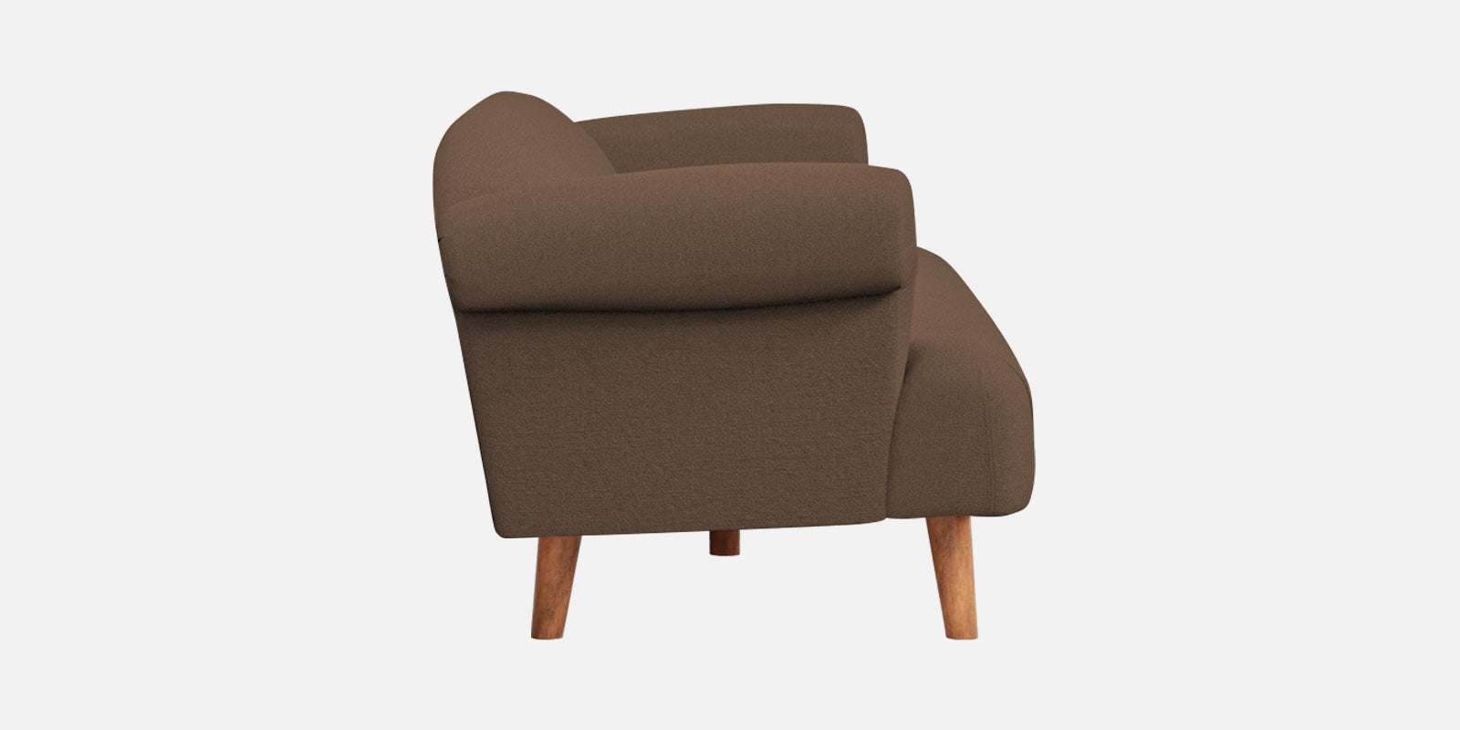 Barber Fabric 3 Seater Sofa In Rose Brown Colour - Febonic Living