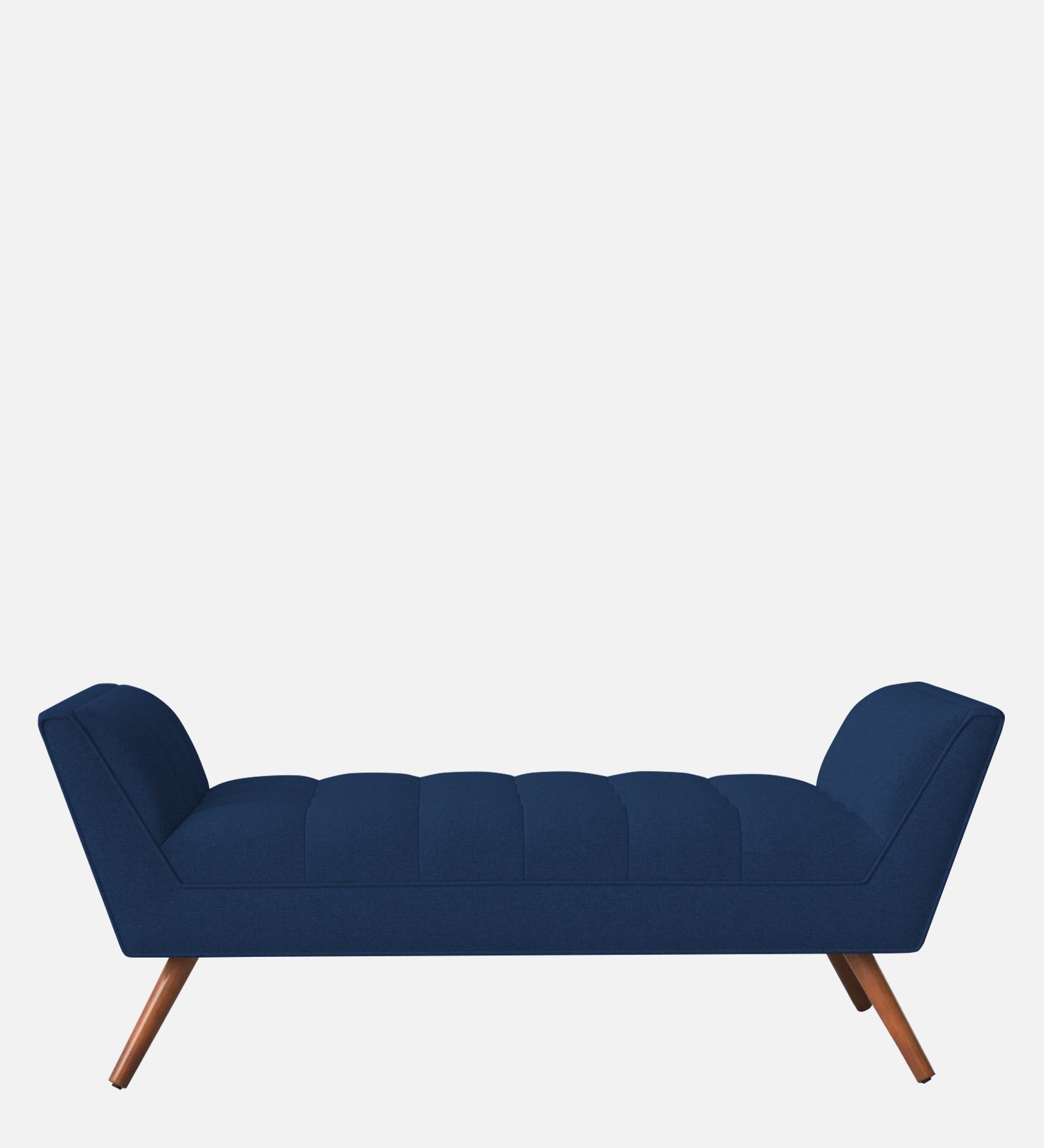 Cartes Velvet Bench In Imperial Blue Colour - Febonic Living