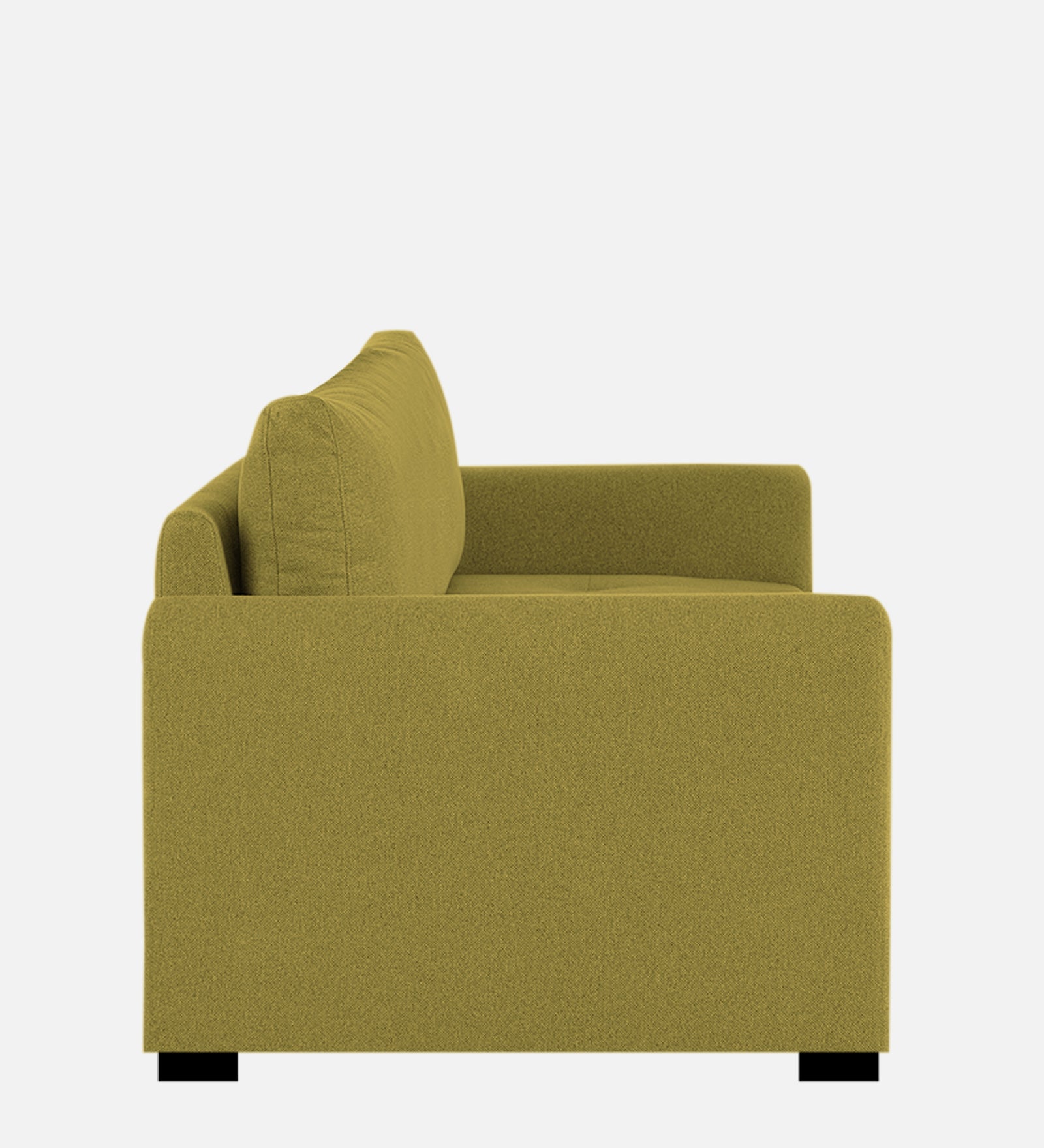 Sigma Fabric 1 Seater Sofa In Parrot Green Colour - Febonic Living