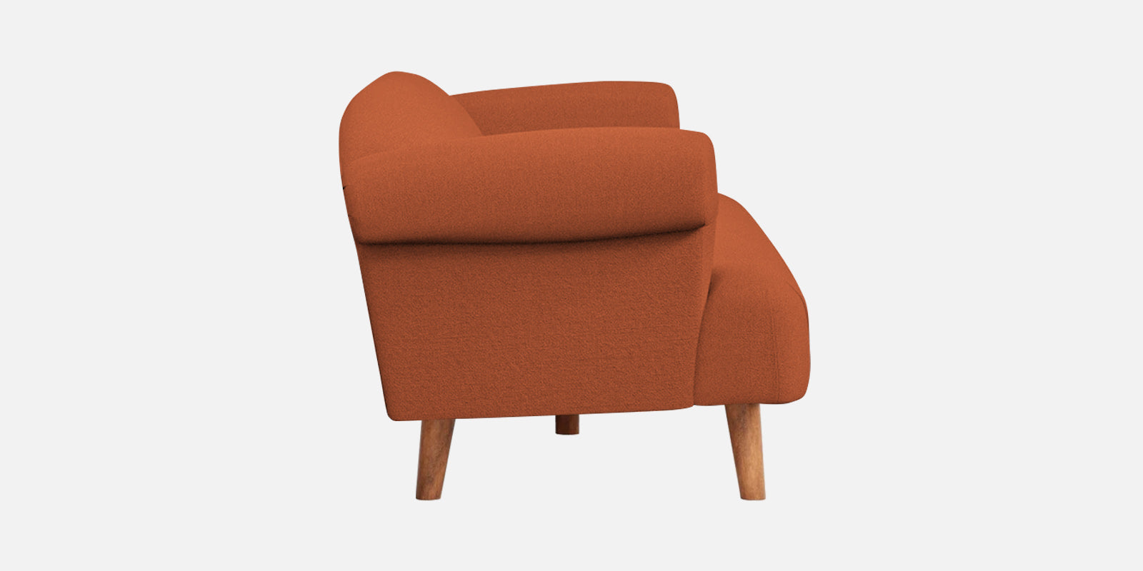 Barber Fabric 3 Seater Sofa In Royal Orange Colour - Febonic Living