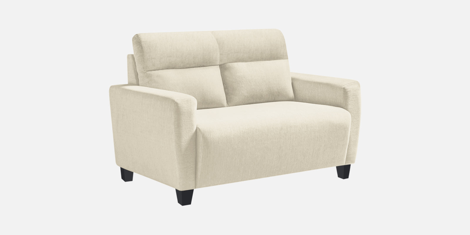 Bakadi Fabric 2 Seater Sofa In Ivory Cream Colour - Febonic Living