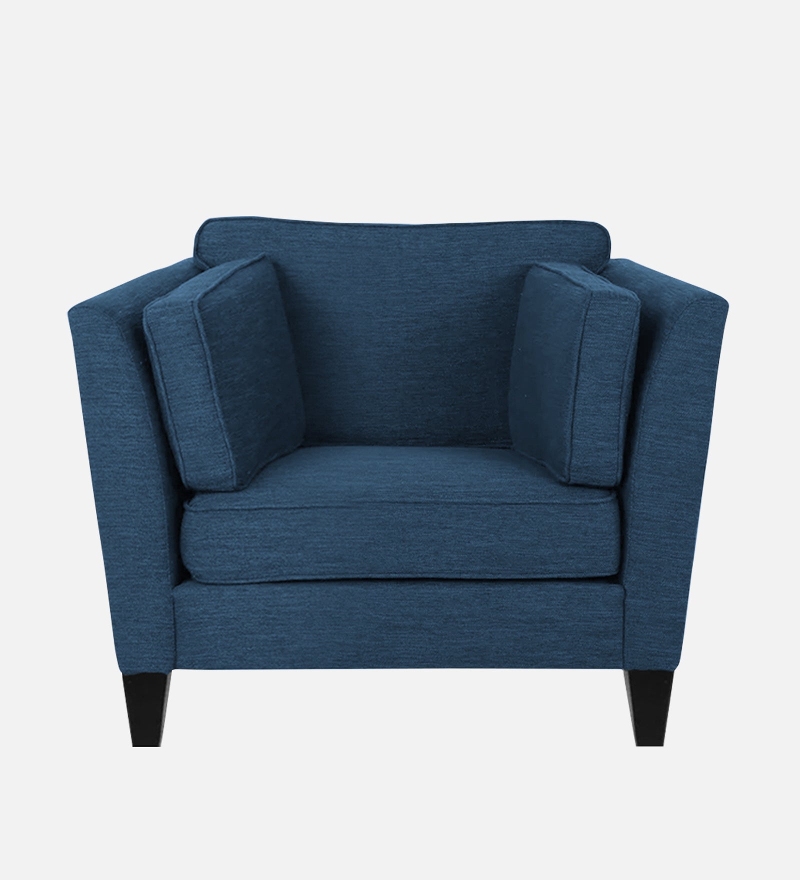 Nigar Fabric 1 Seater Sofa In Light Blue Colour - Febonic Living