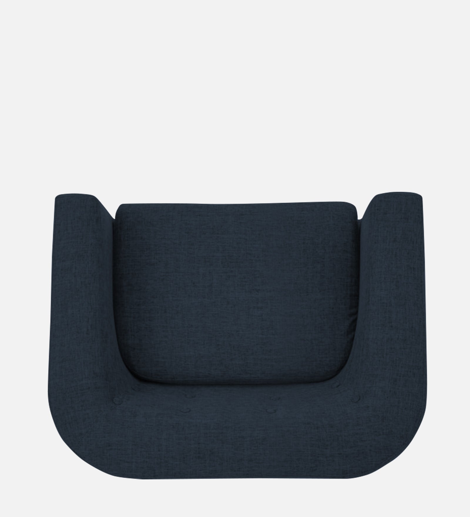 Casper Fabric 1 Seater Sofa In Denim Blue Colour - Febonic Living