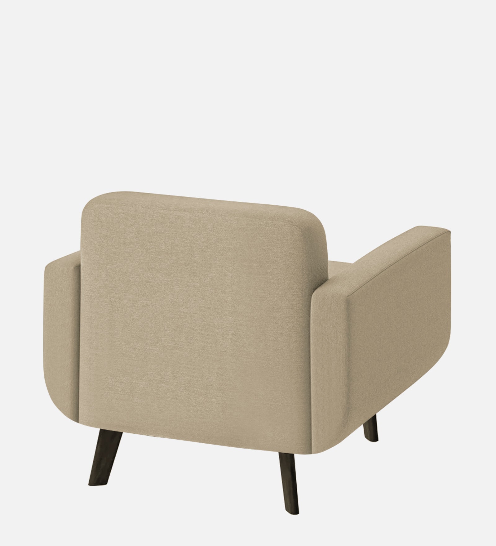 Marsela Fabric 1 Seater Sofa In Honey Beige Colour - Febonic Living