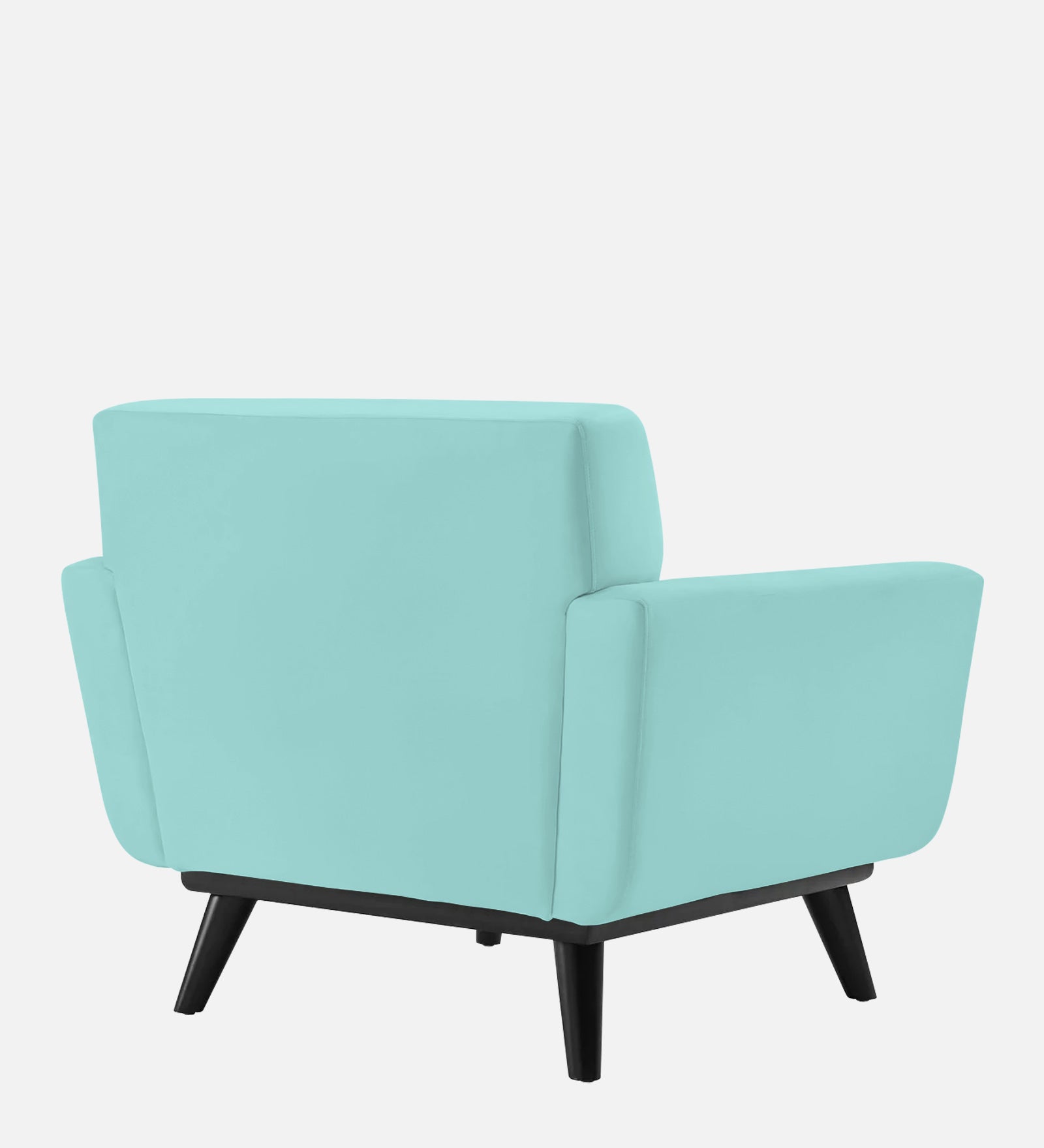 Tucker Velvet 1 Seater Sofa In Barmunda Aqua Colour - Febonic Living