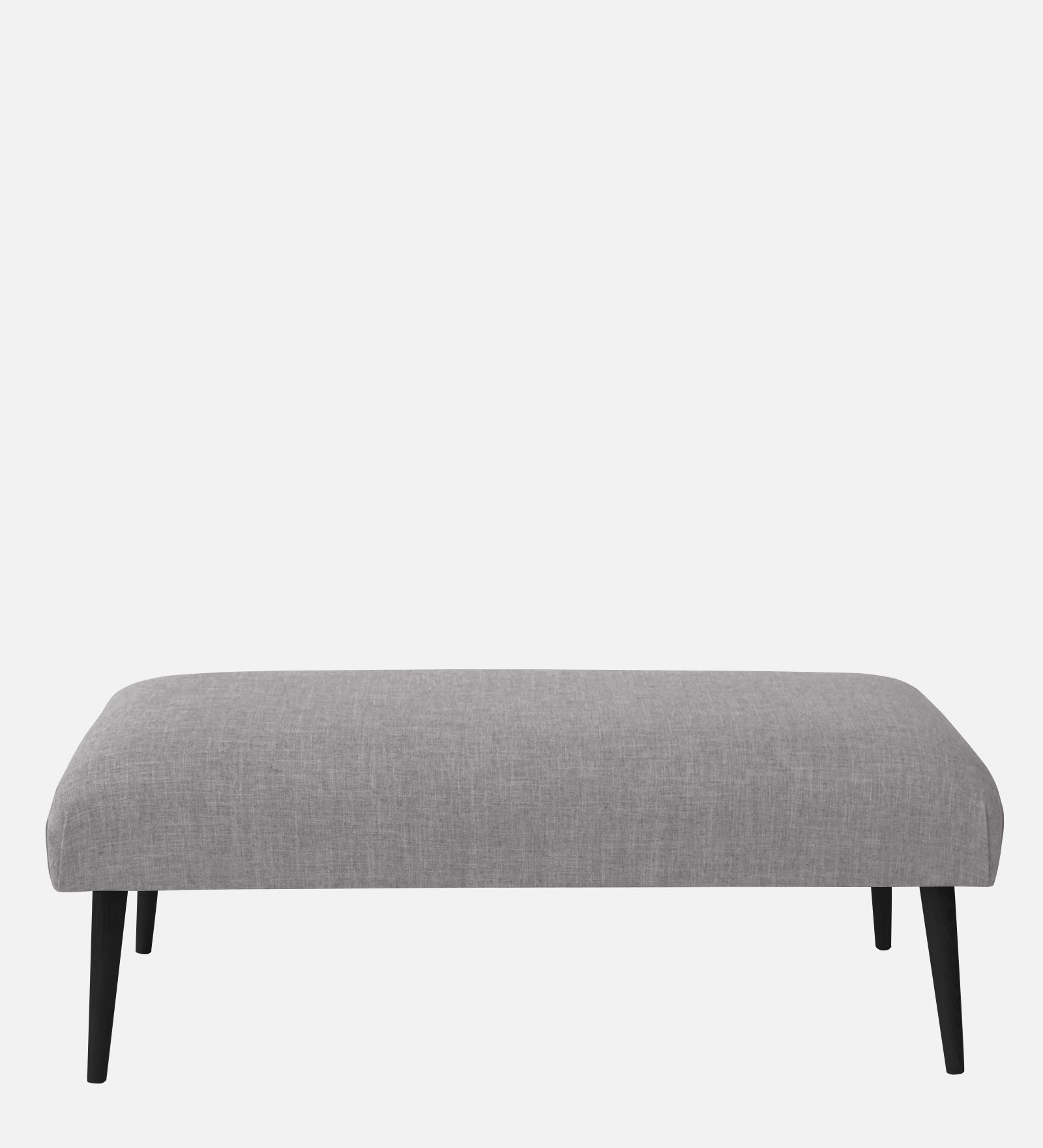 Adon Velvet Bench In Concrete Grey Colour - Febonic Living