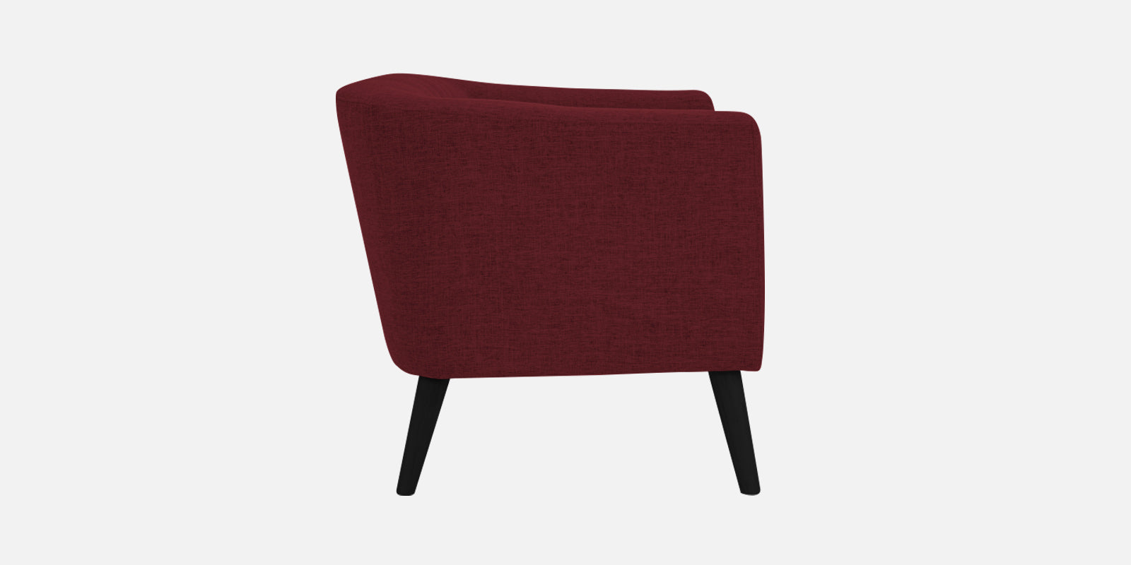 Casper Fabric 3 Seater Sofa In Blood Maroon Colour - Febonic Living