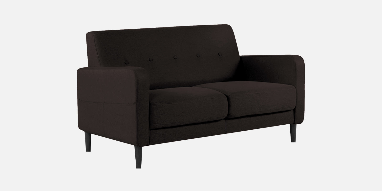 Marq Fabric 2 Seater Sofa In Cara Brown Colour - Febonic Living