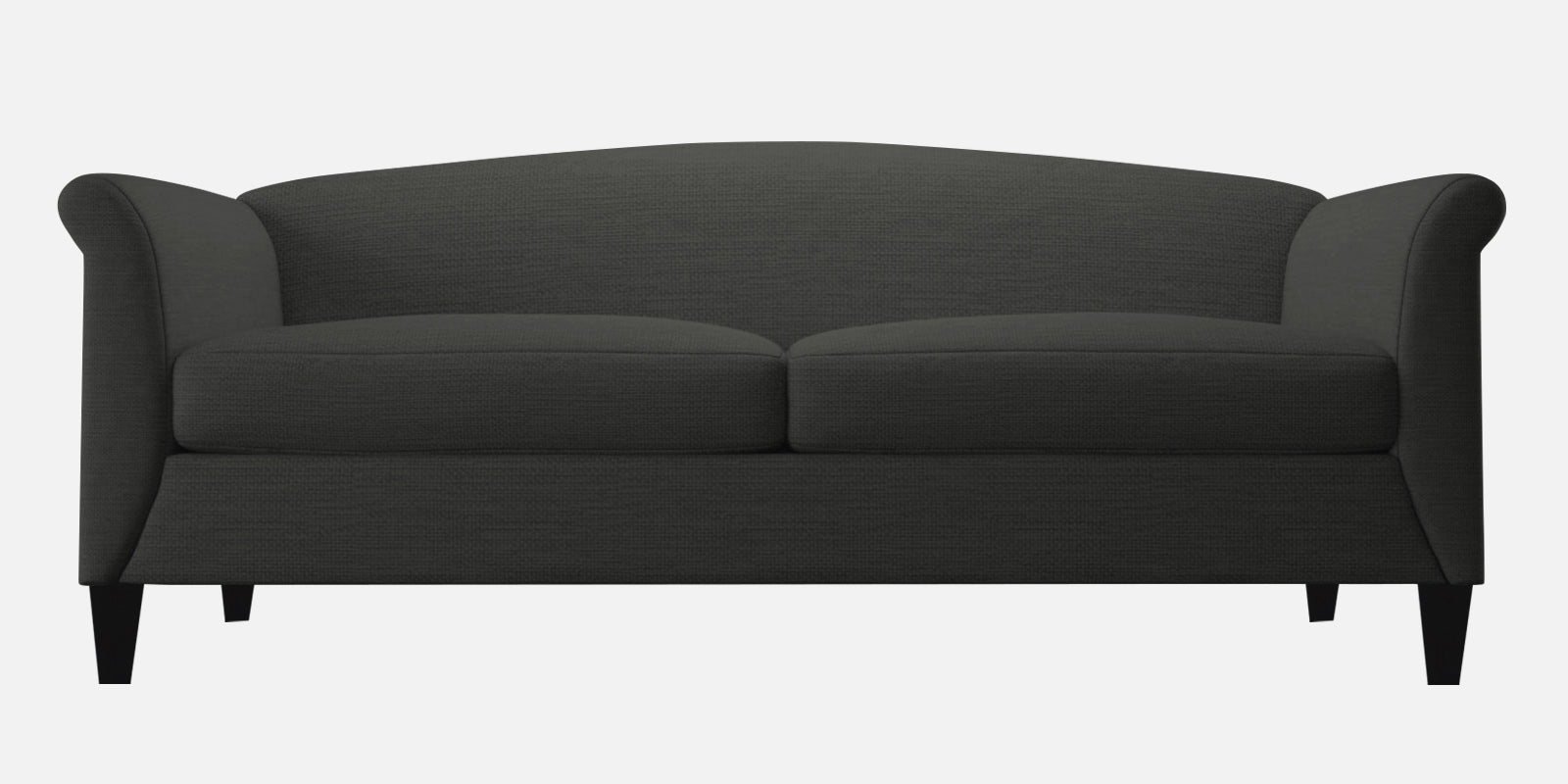 Kimber Fabric 3 Seater Sofa In Charcoal Grey Colour - Febonic Living