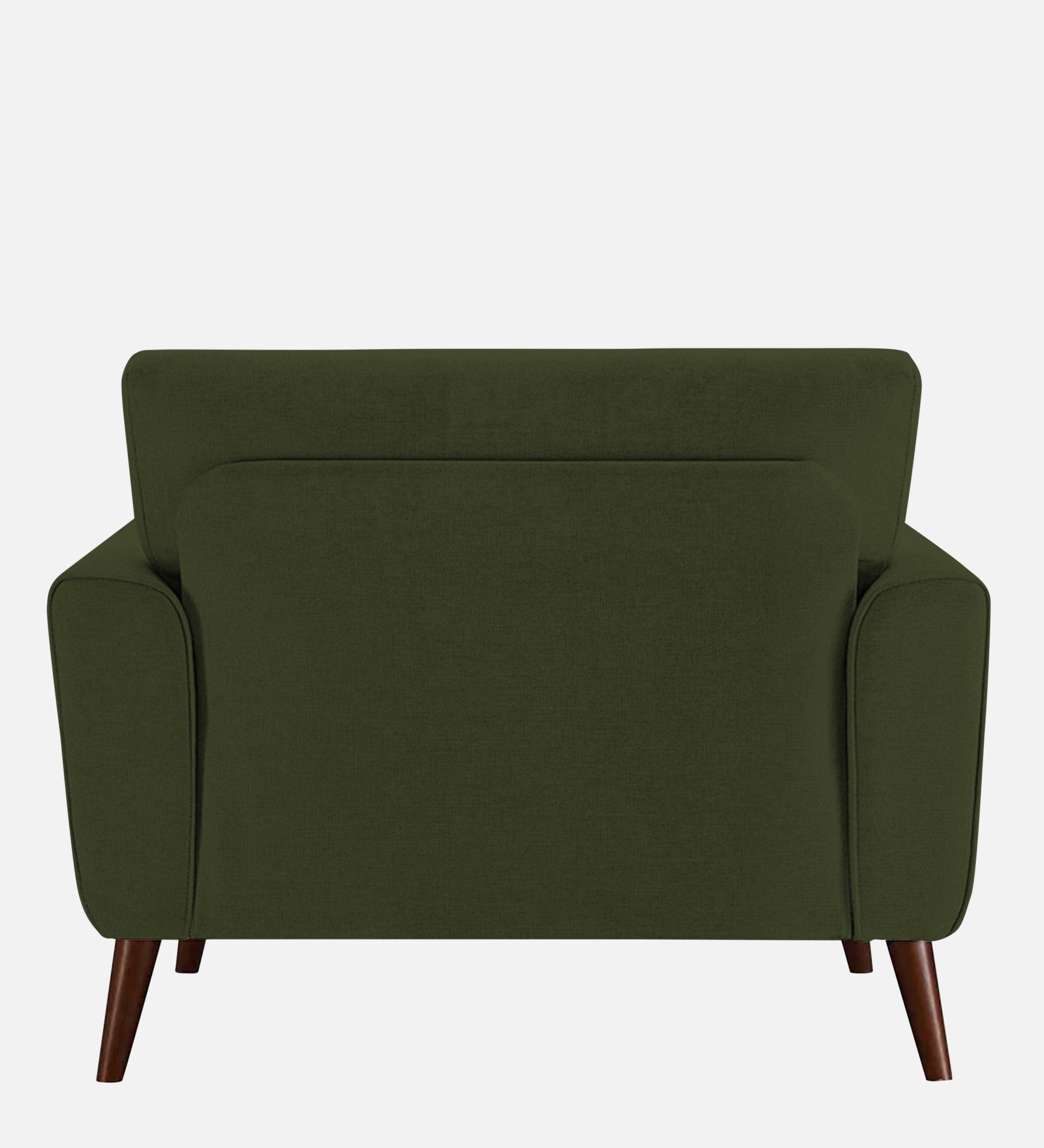 Castro Fabric 1 Seater Sofa In Olive Green Colour - Febonic Living