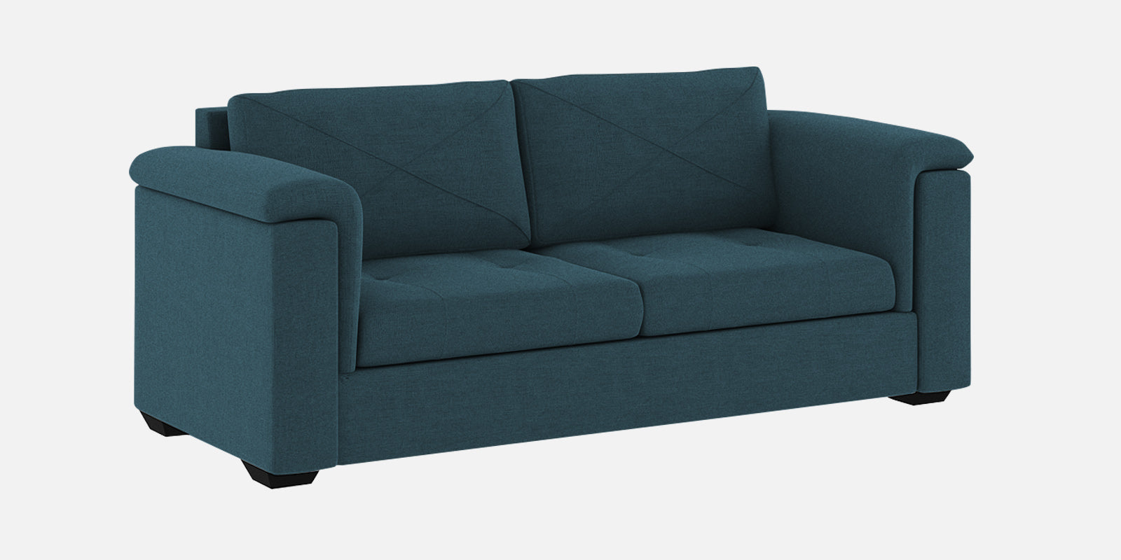 Andres Fabric 3 Seater Sofa In Harbour Blue Colour - Febonic Living