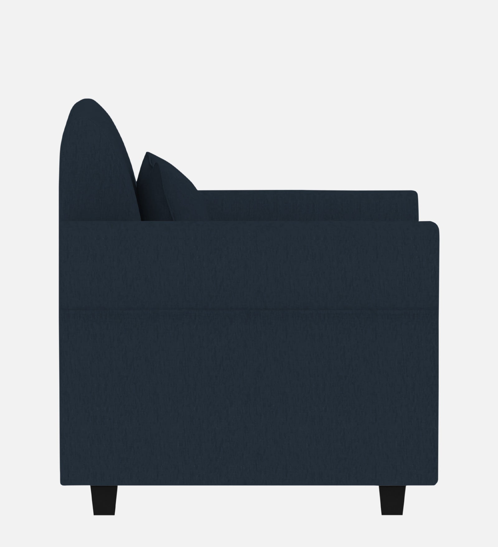 Derado Fabric 1 Seater Sofa In Denim Blue Colour - Febonic Living