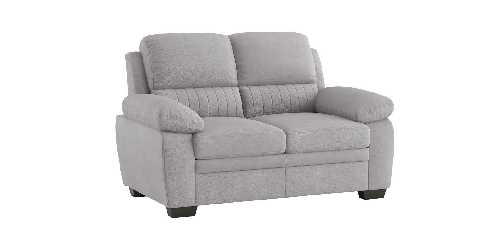 Miranda Velvet 2 Seater Sofa In Concrete grey Colour - Febonic Living