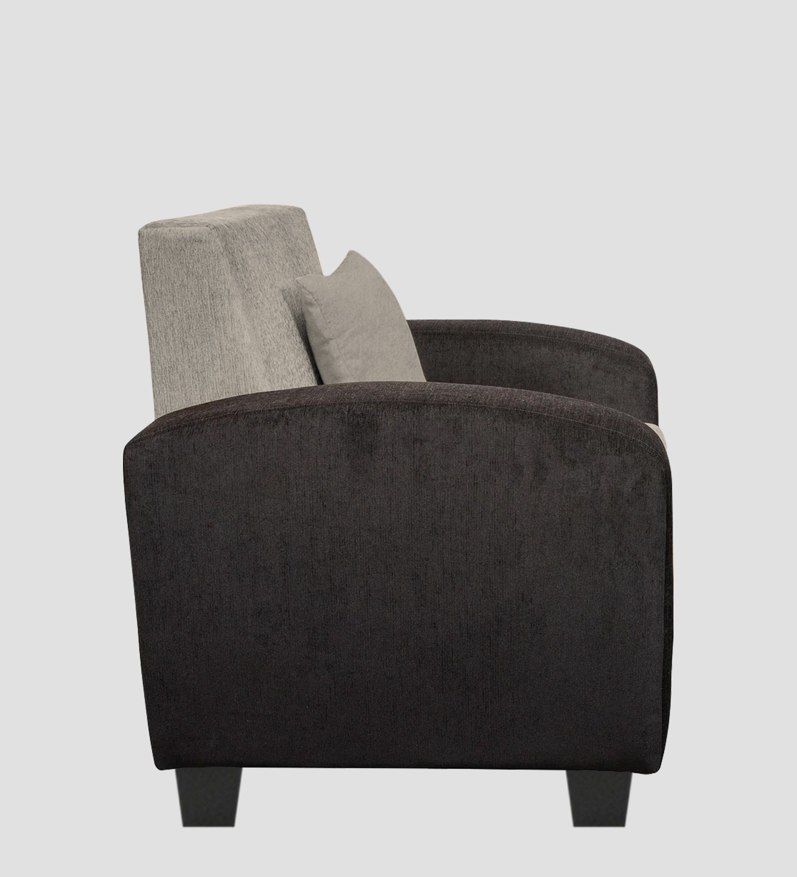 Alex Fabric 1 Seater Sofa In Ash Grey Colour - Febonic Living