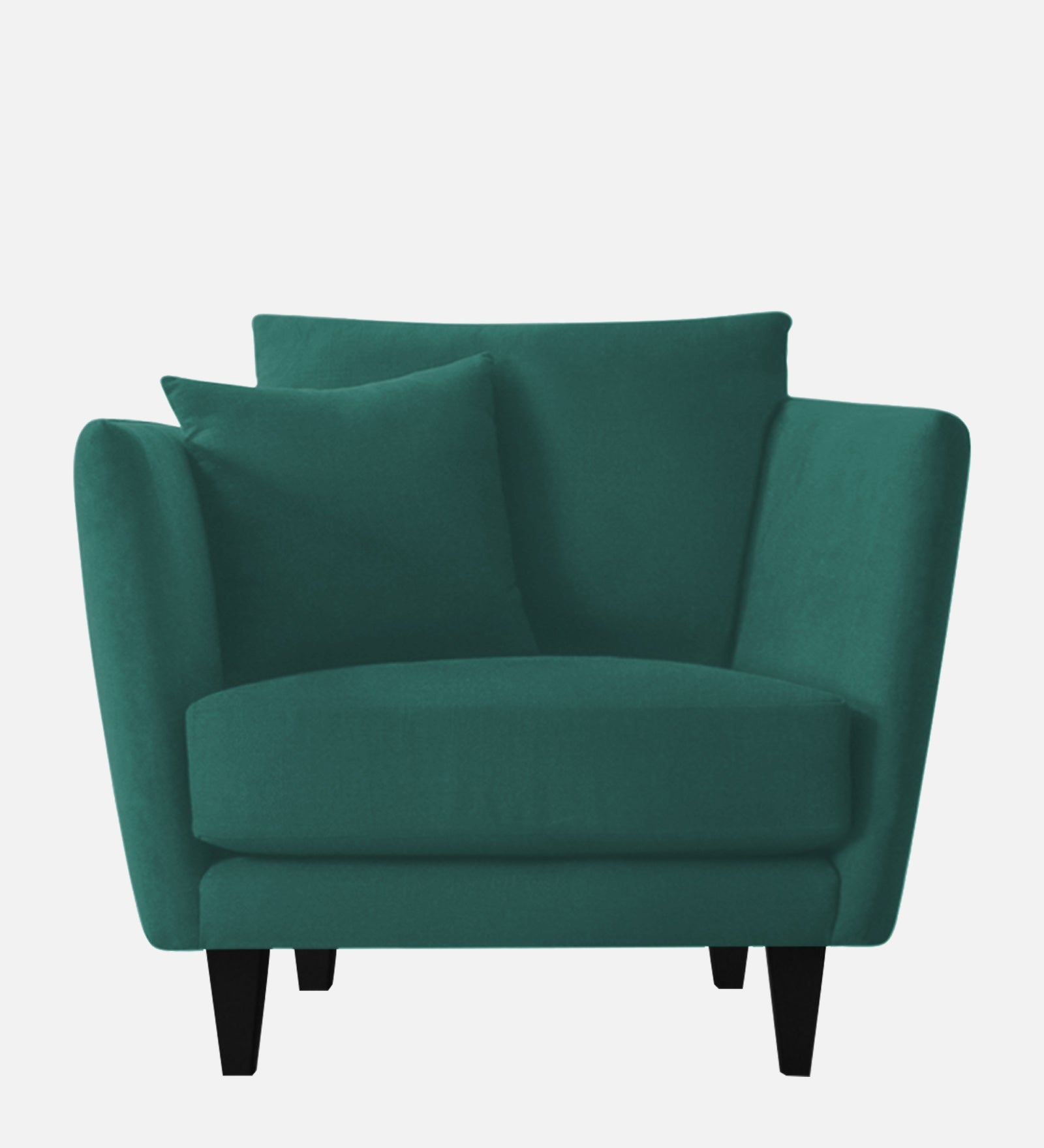 Norway Velvet 1 Seater Sofa In Pine Green Colour - Febonic Living