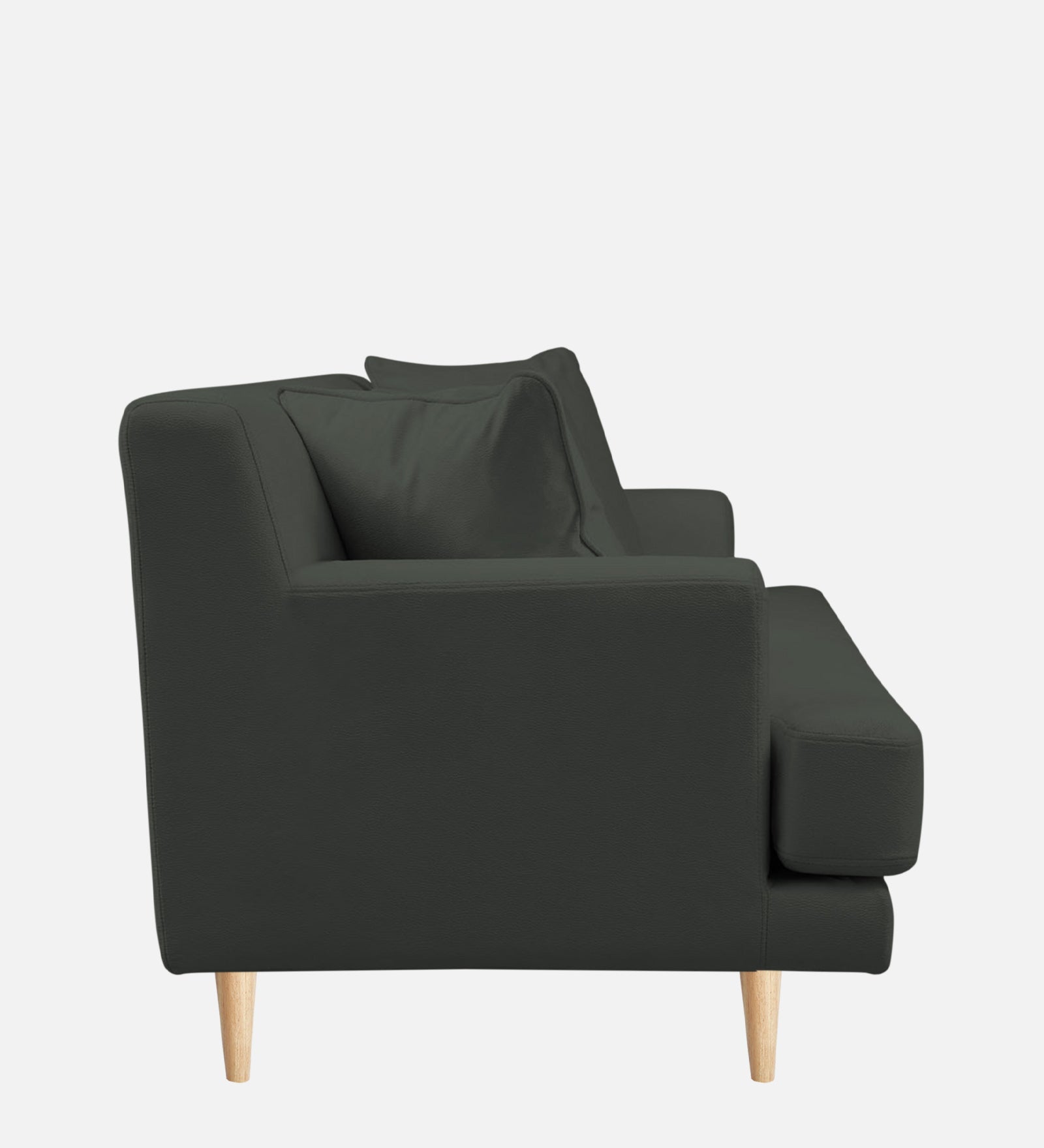 Woody Fabric 1 Seater Sofa in I-Land Green Colour