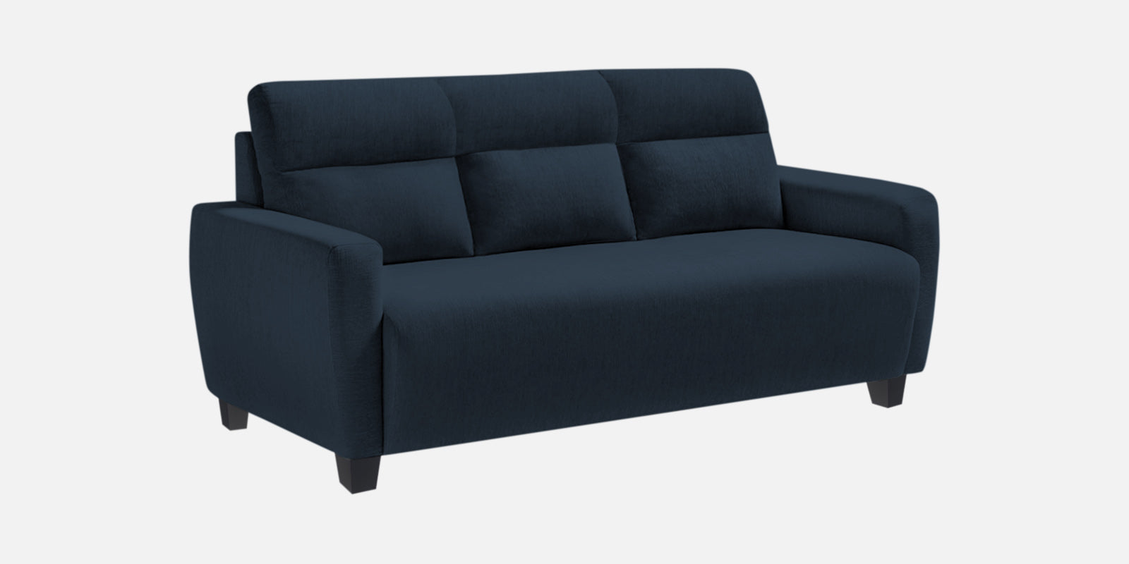 Bakadi Fabric 3 Seater Sofa in Denim Blue Colour