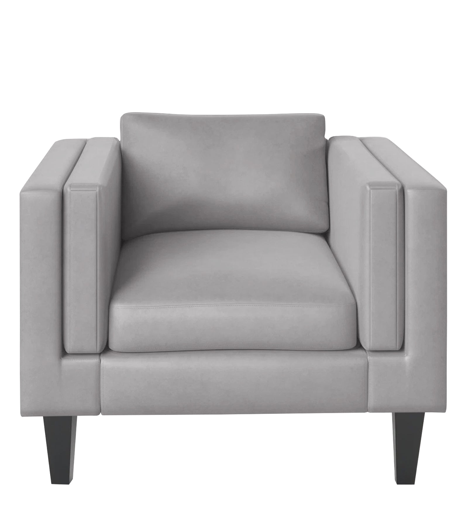 Jasper Velvet 1 Seater Sofa in Concrete grey Colour