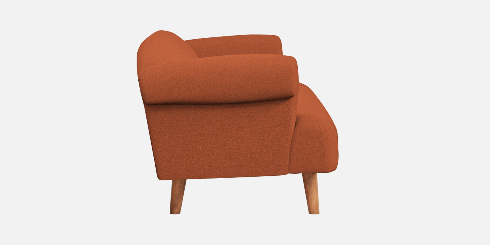 Barber Fabric 2 Seater Sofa In Royal Orange Colour - Febonic Living