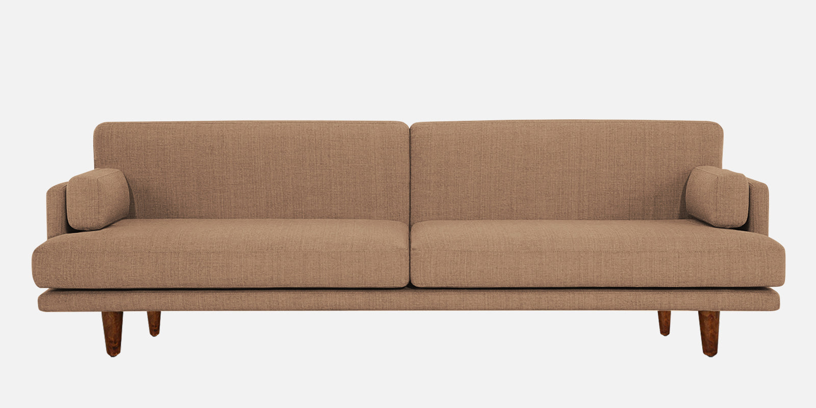 Ricky Fabric 3 Seater Sofa In Cosmic Beige Colour - Febonic Living