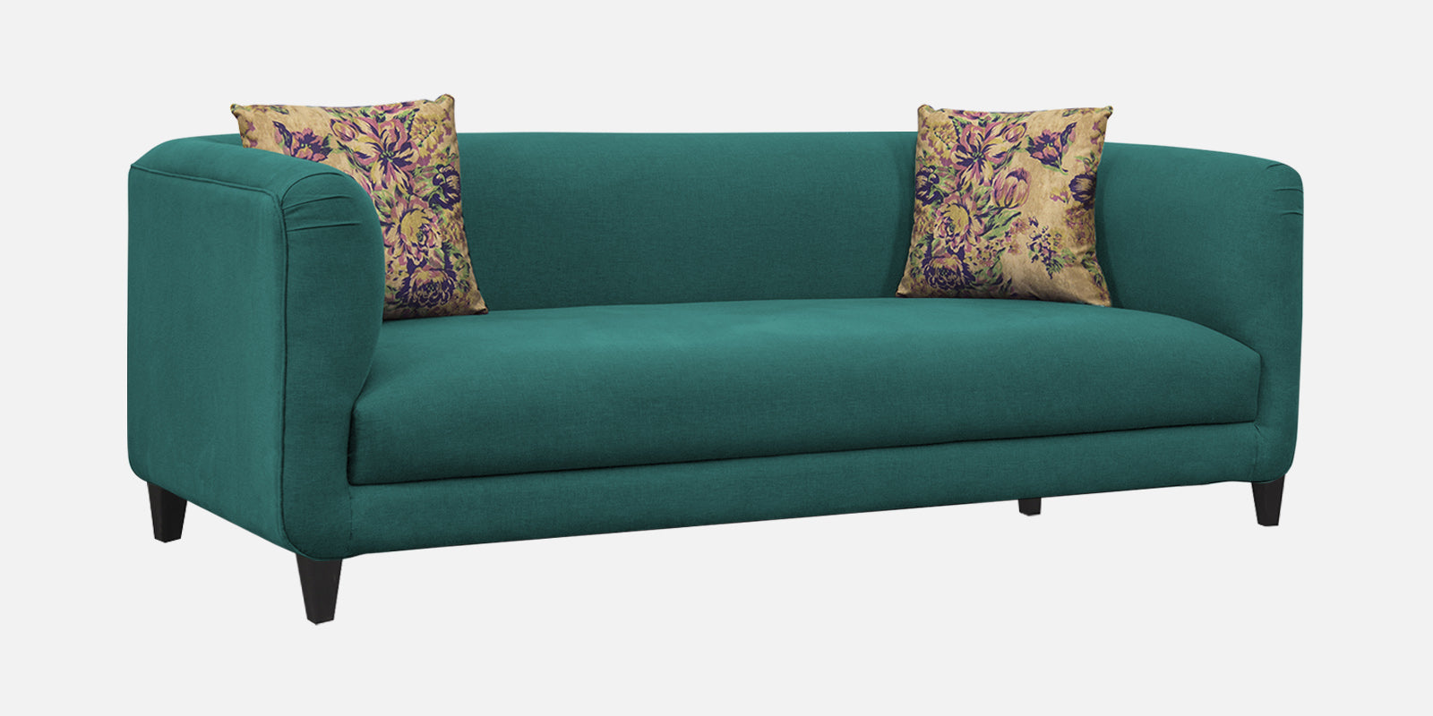 Niki Fabric 3 Seater Sofa In Sea Green Colour - Febonic Living