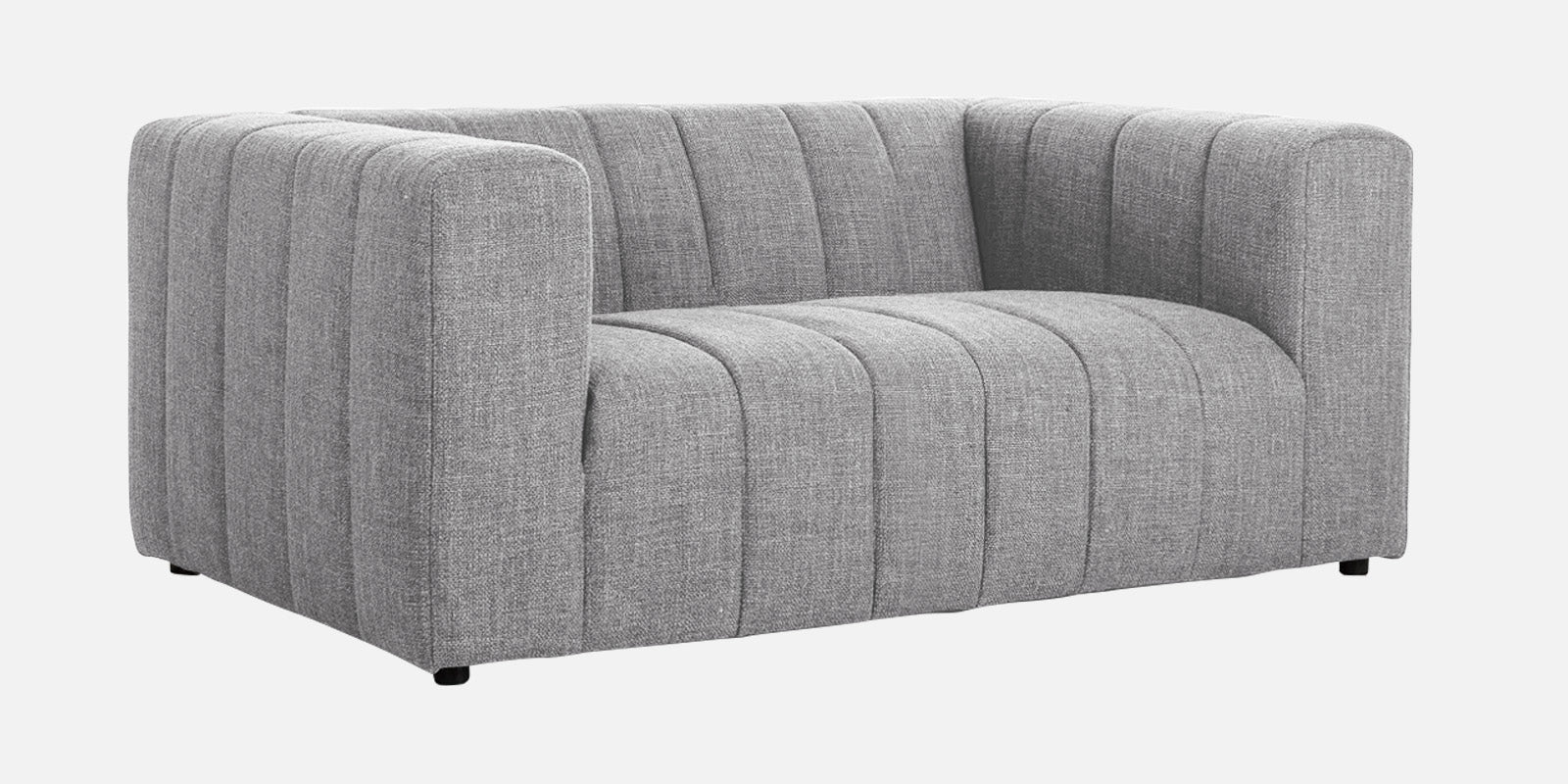 Lara Fabric 2 Seater Sofa In Lit Grey Colour - Febonic Living