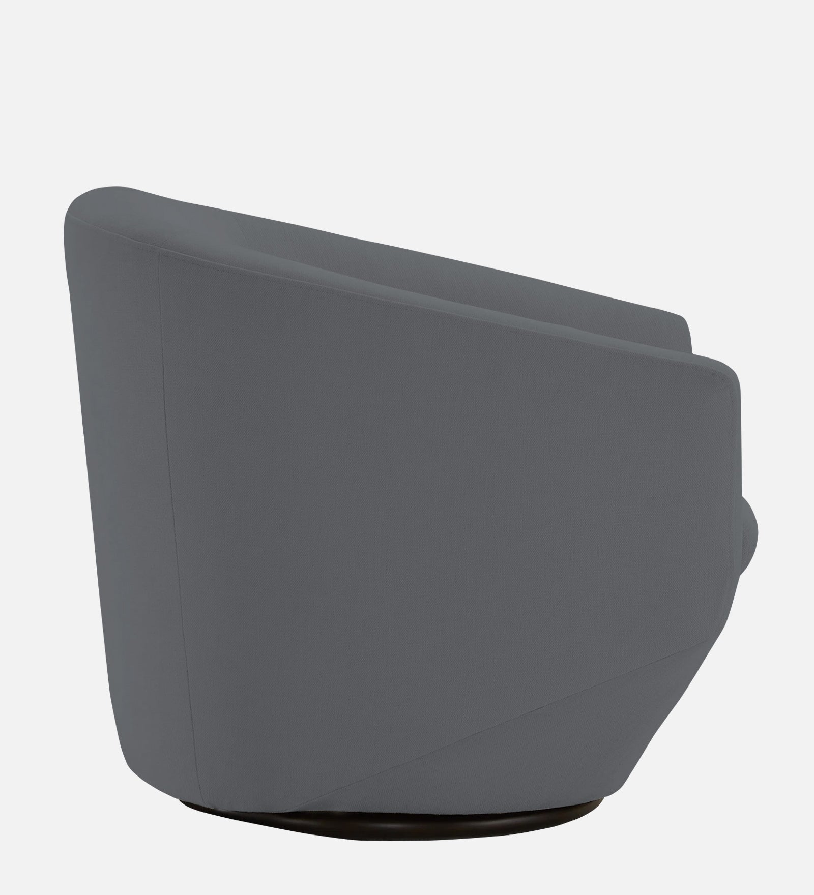 Haddie Velvet Swivel Chair In Pubble Grey Colour - Febonic Living