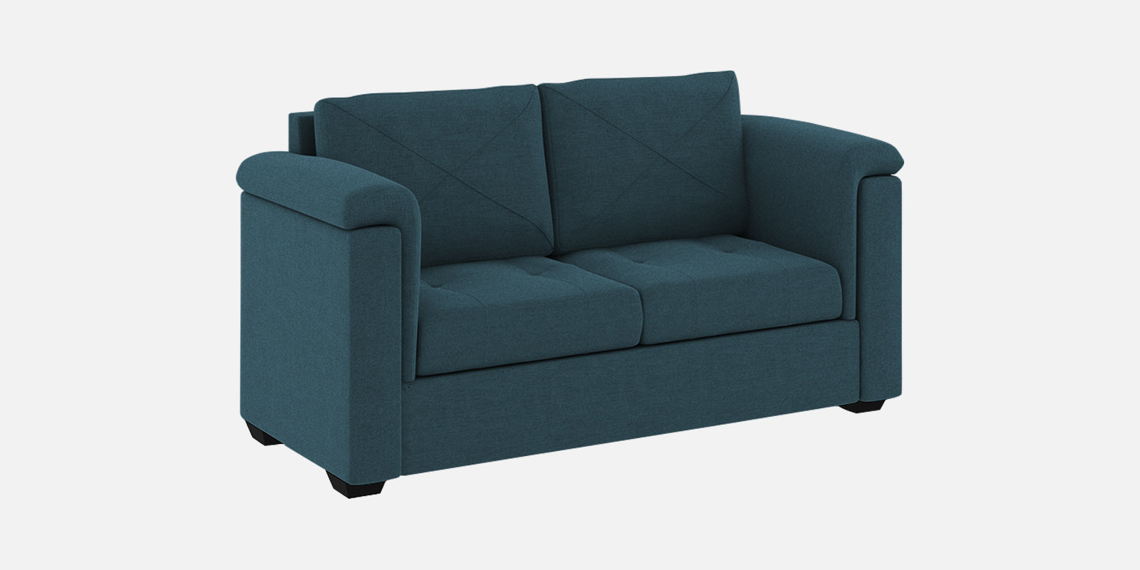 Andres Fabric 2 Seater Sofa In Harbour Blue Colour - Febonic Living