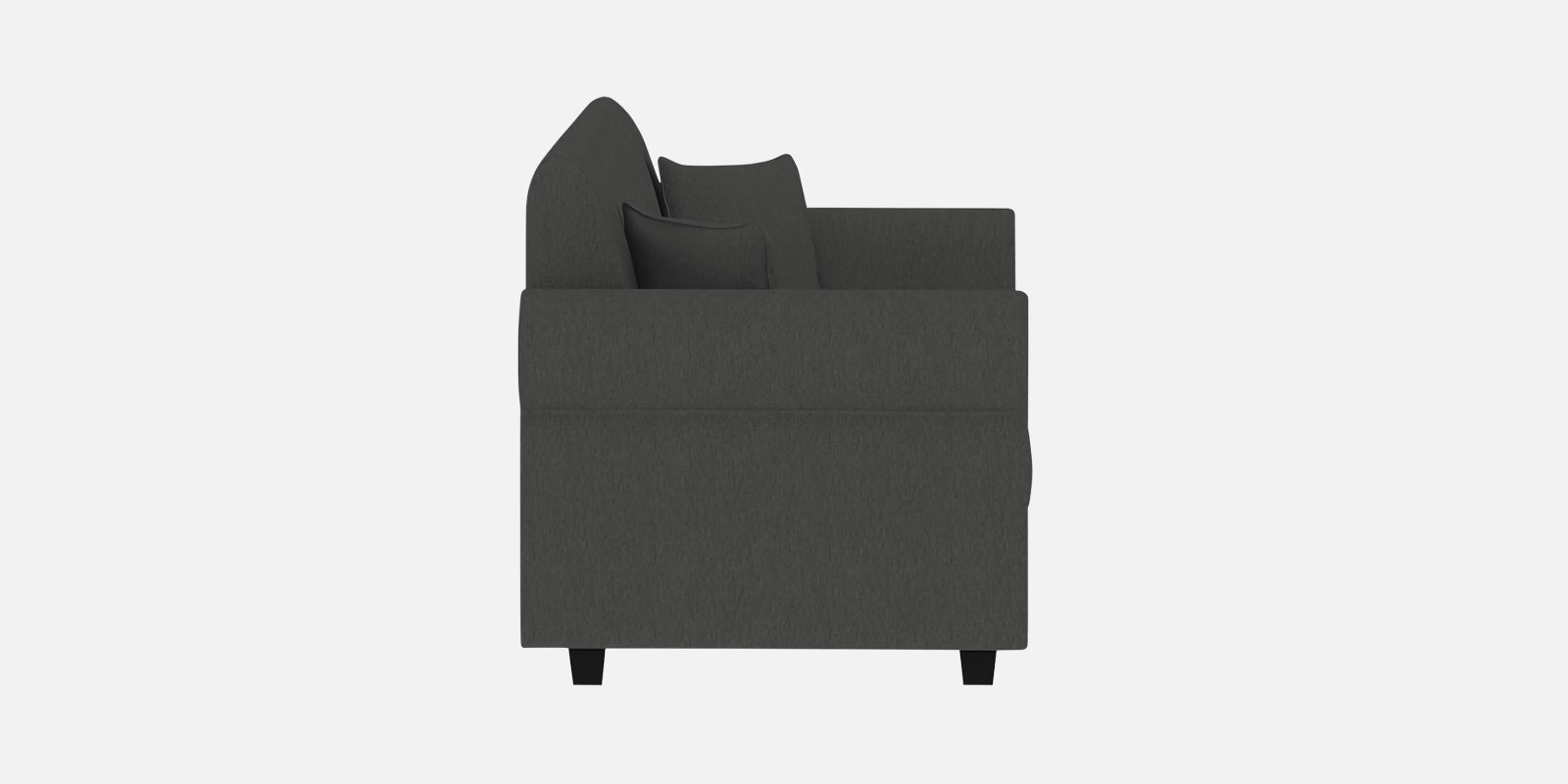 Derado Fabric 3 Seater Sofa In Charcoal Grey Colour - Febonic Living