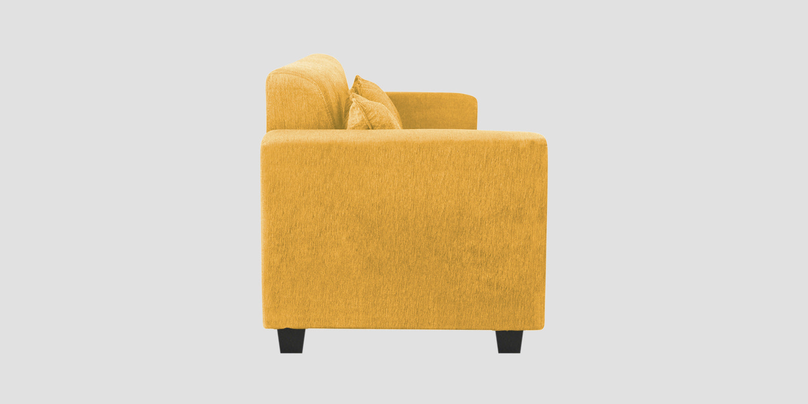Nebula Fabric 2 Seater Sofa In Bold Yellow Colour - Febonic Living