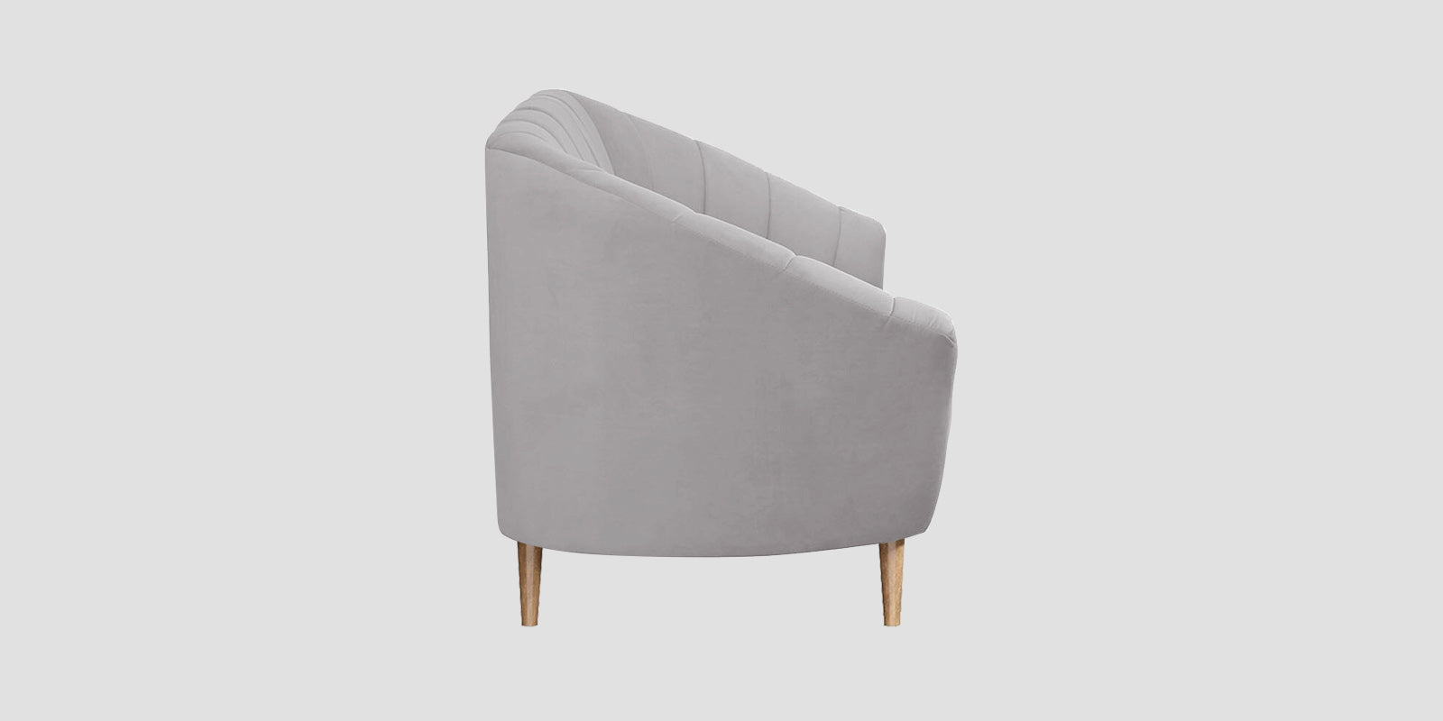 Kaylee Velvet 2 Seater Sofa In Concrete grey Colour - Febonic Living