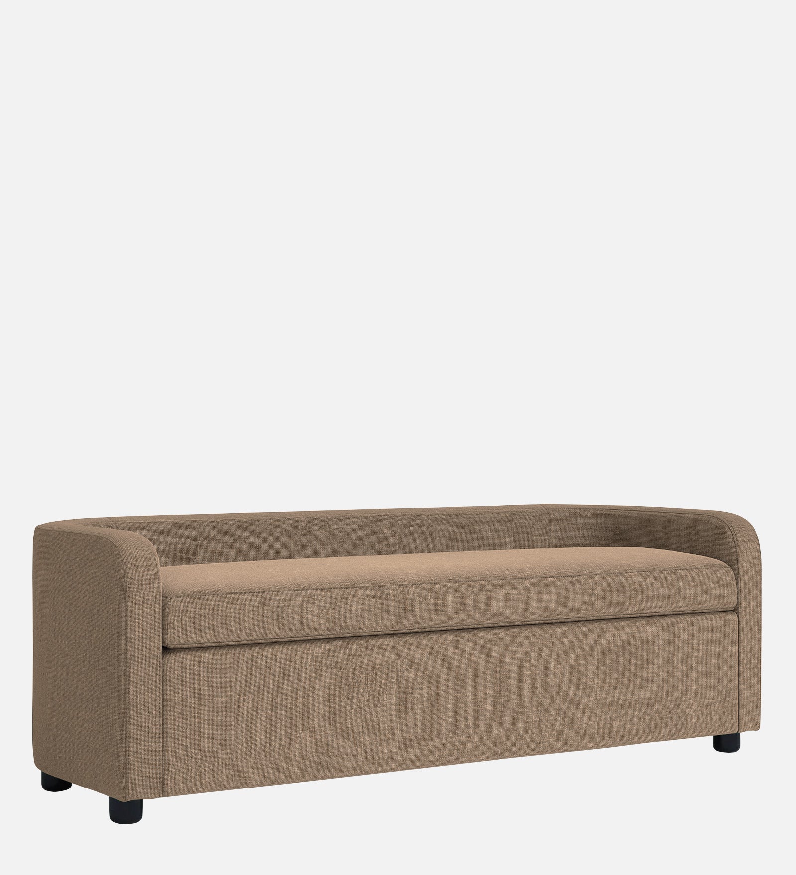 Cooper Fabric Storage Bench In Cookie Beige Colour - Febonic Living