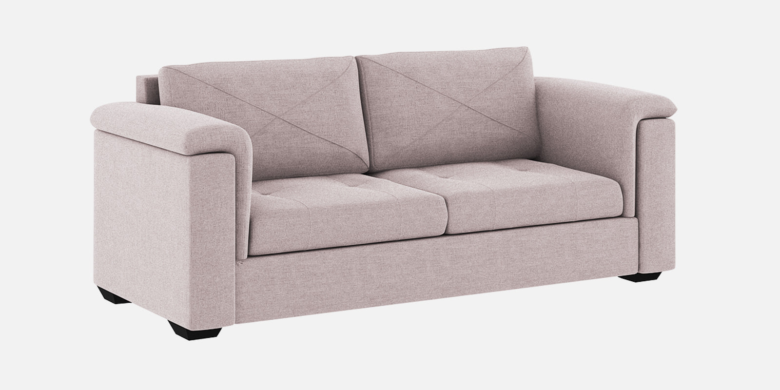 Andres Fabric 3 Seater Sofa In Orchid Beige Colour - Febonic Living