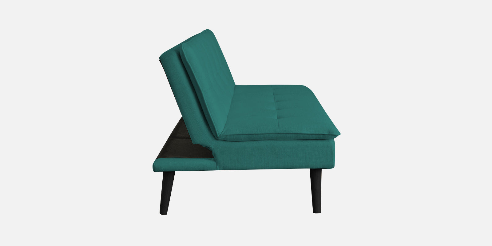 Toner Fabric 3 Seater Convertible Sofa Cum Bed In Sea Green Colour - Febonic Living