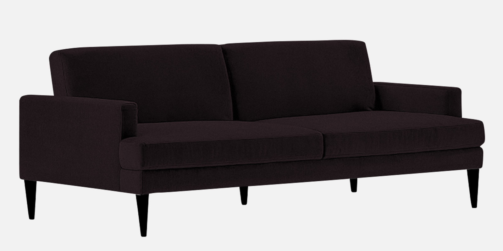 Zoya Fabric 3 Seater Convertible Sofa Cum Bed In Cara Brown Colour - Febonic Living