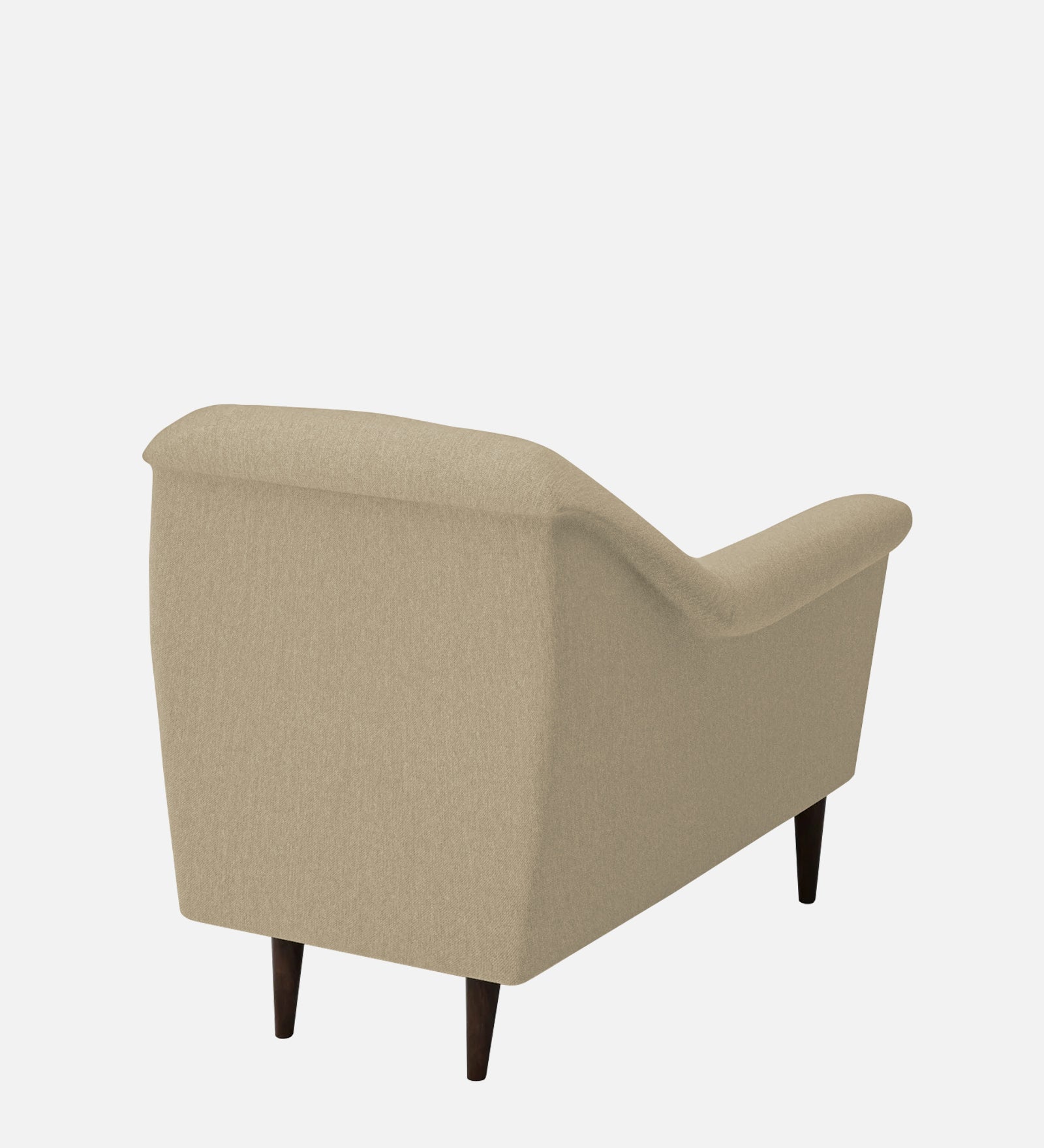 Homer Fabric 1 Seater Sofa In Honey Beige Colour - Febonic Living