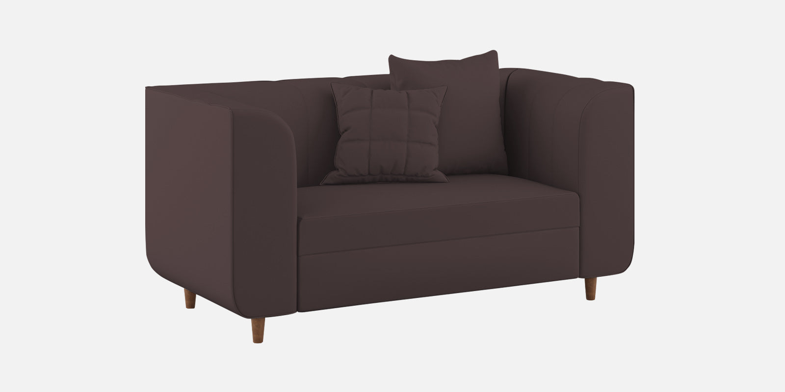 Sumo Velvet 2 Seater Sofa In Mocha Brown Colour - Febonic Living
