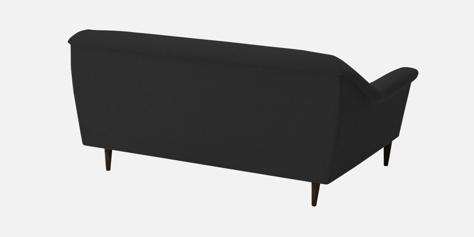 Homer Fabric 3 Seater Sofa In Bitter Black Colour - Febonic Living