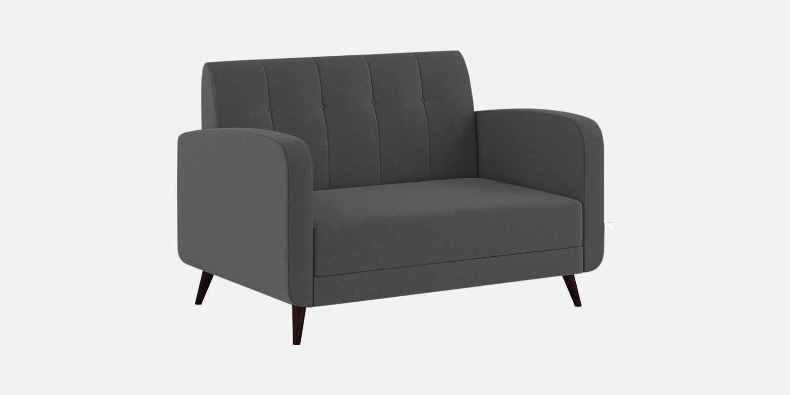 Wiki Velvet 2 Seater Sofa In Davy grey Colour - Febonic Living